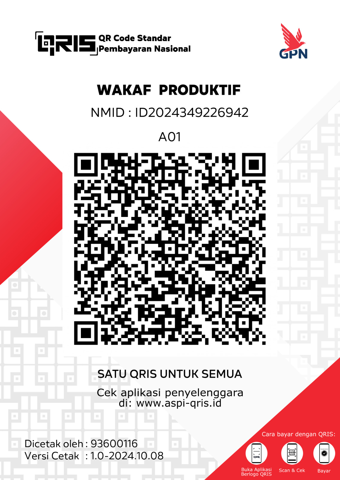 QRIS Wakaf Produktif