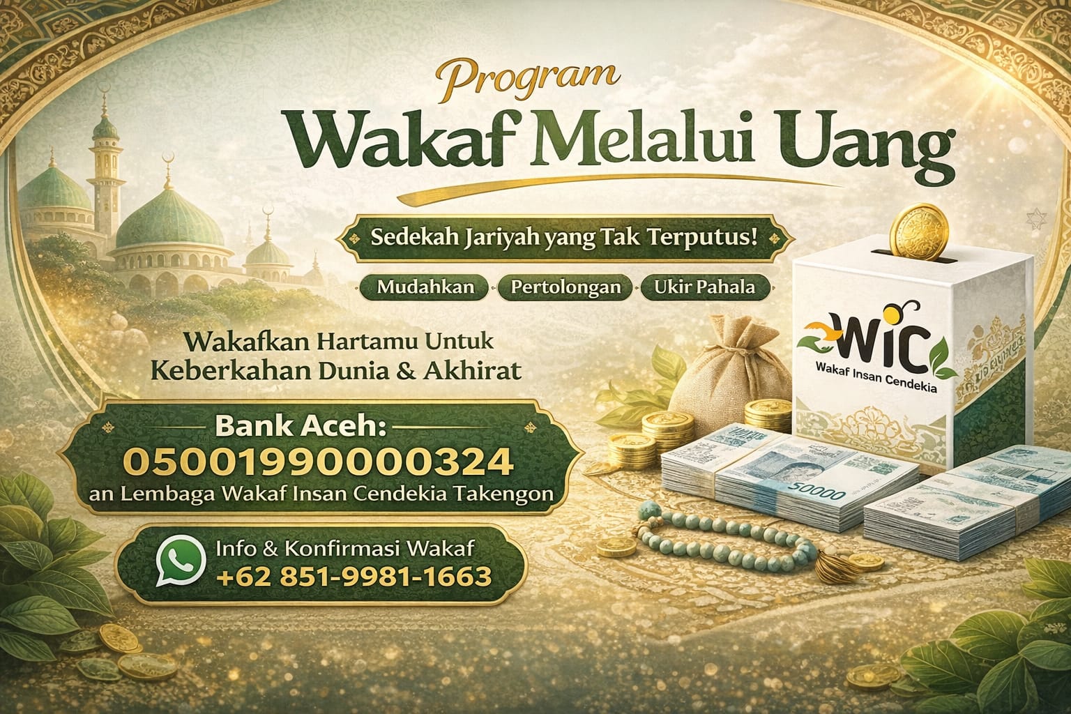 Wakaf Melalui Uang